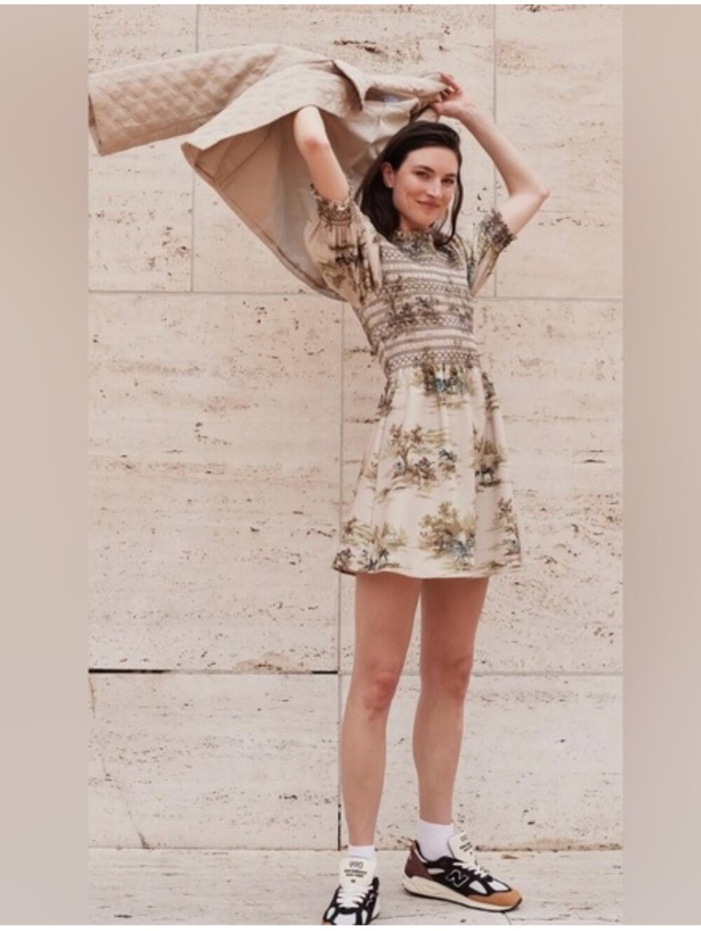 Hill House • The Vivi Nap Dress Equestrian Multi Equestrian Toile - Picture 10 of 10